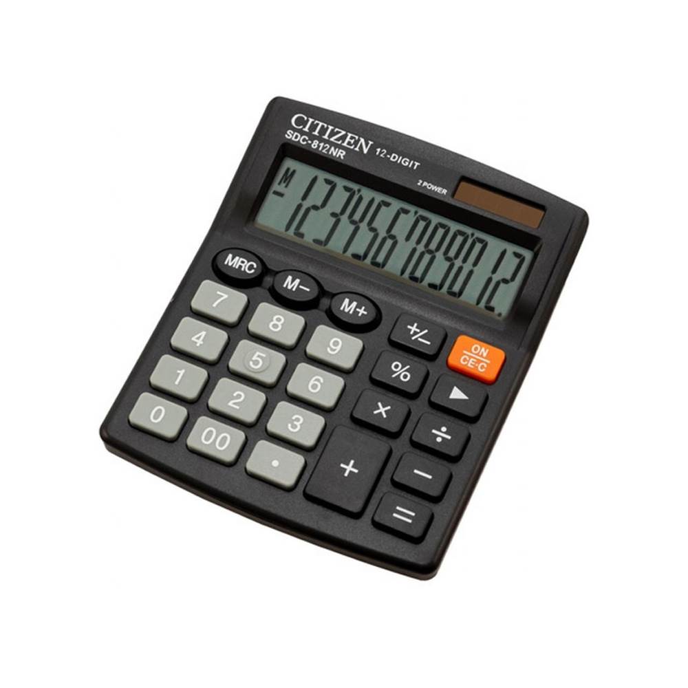Калькулятор Citizen SDC-812 BK (маленький)