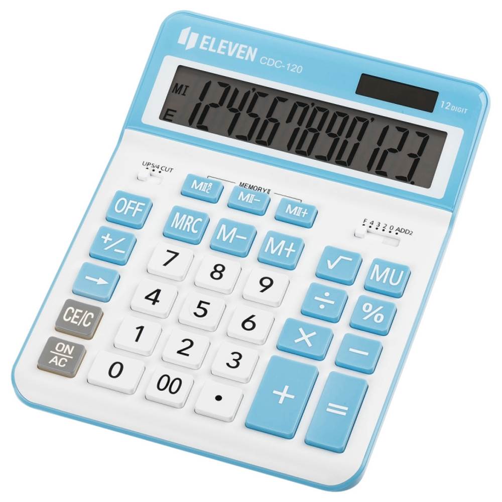 Калькулятор Eleven CDC-120 біло-блакитний
