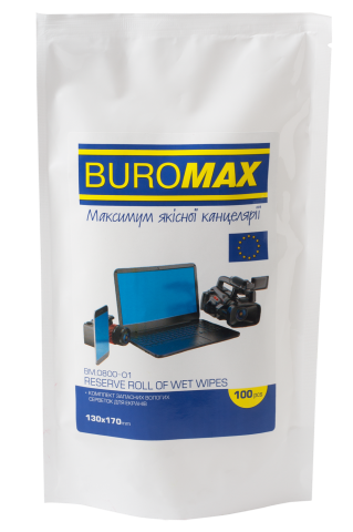 Серветки для екранів Buromax 0800 (запаска)
