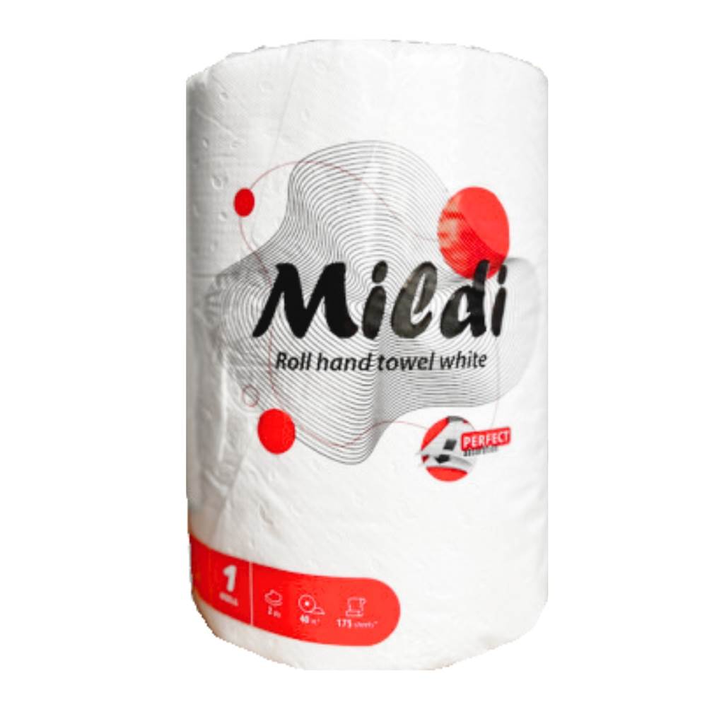 Рушник паперовий Mildi Soft Secret білий, 2-х шар.