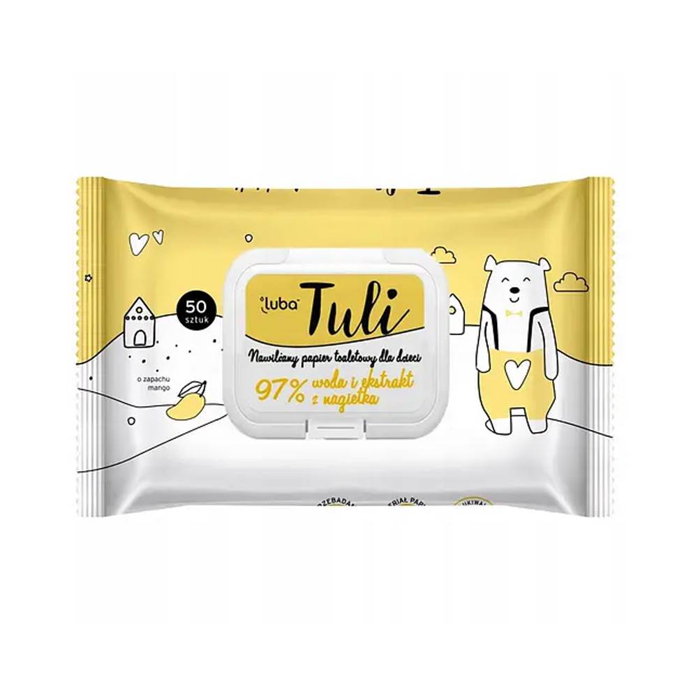 Вологий туалетний папір (50 шт) Luba Tuli