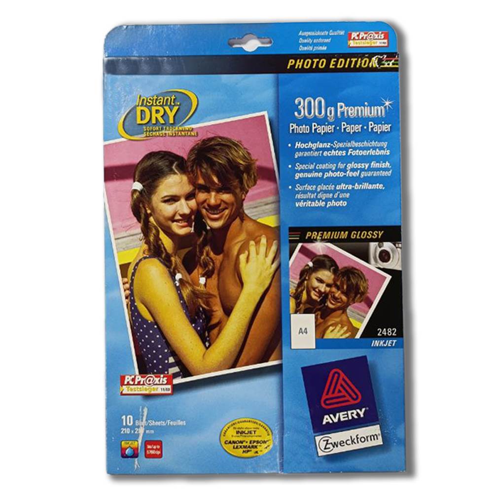 Фотопапір глянц. Avery Premium А4 (300-10)