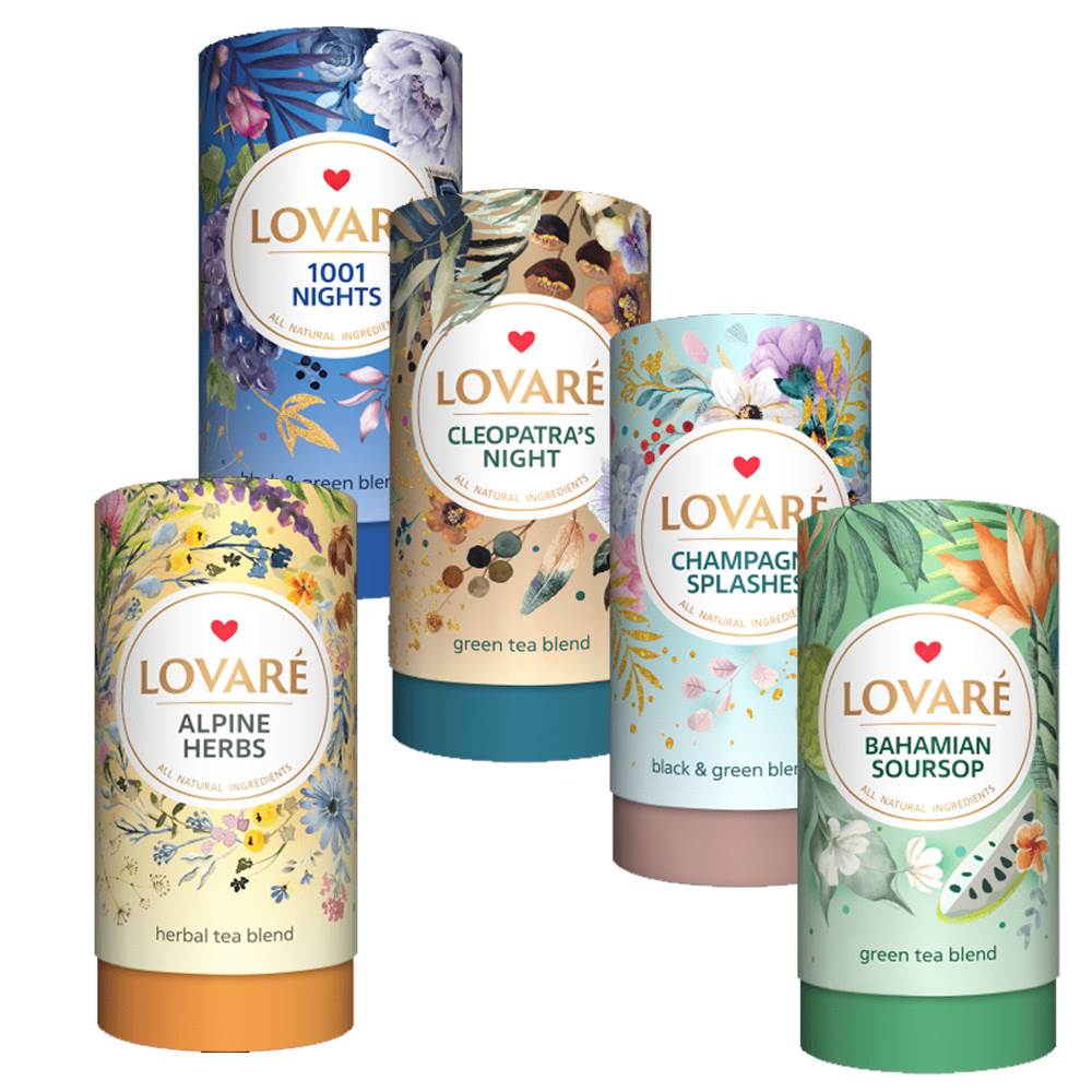 Чай Lovare туба (80гр.) зелений/трав'яний