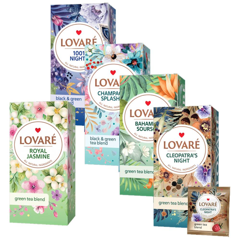 Чай Lovare (24пак.) зелений