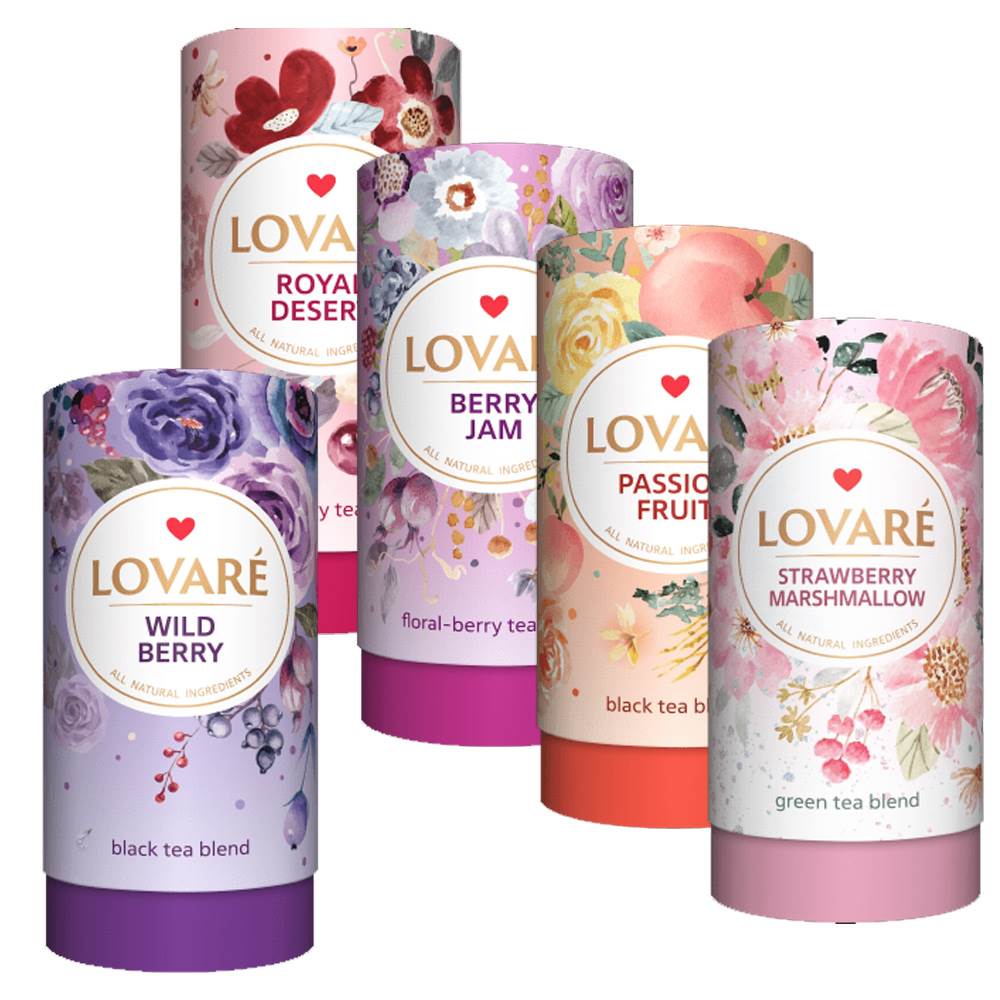 Чай Lovare туба (80гр.) фруктовий