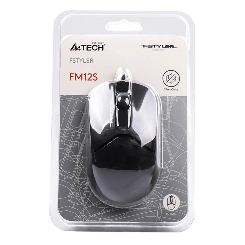 Мишка A4Tech FM12S провідна