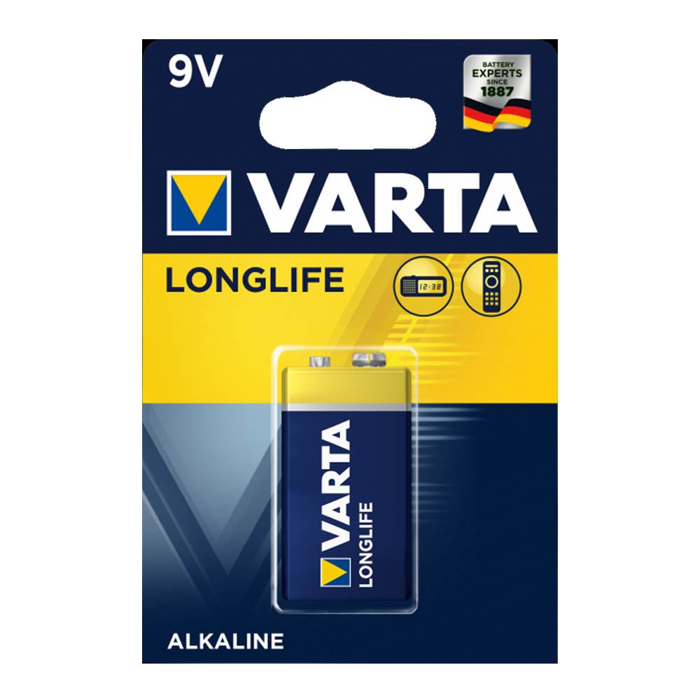 Батарейка Varta Longlife 9V крона