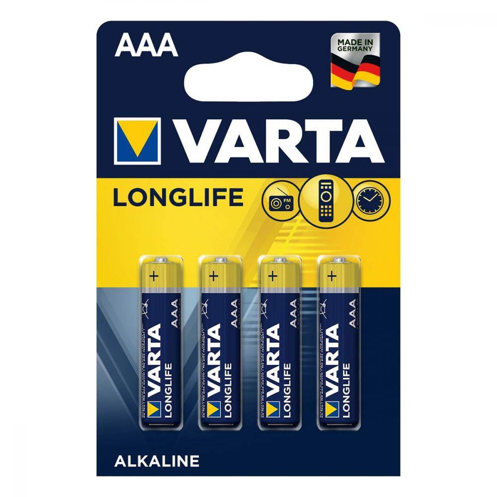 Батарейка Varta Longlife LR03 AAA 4шт
