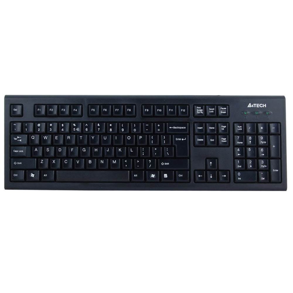 Клавіатура провідна A4-Tech KR-85 USB чорна