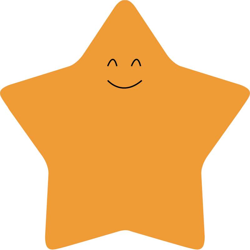 Нотатки клейкі Star оранж. (50шт)