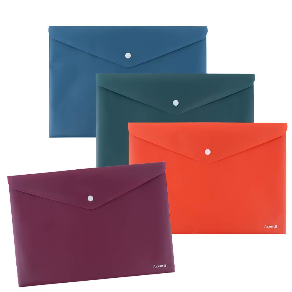 Папка на кнопці Axent Earth Colors А4