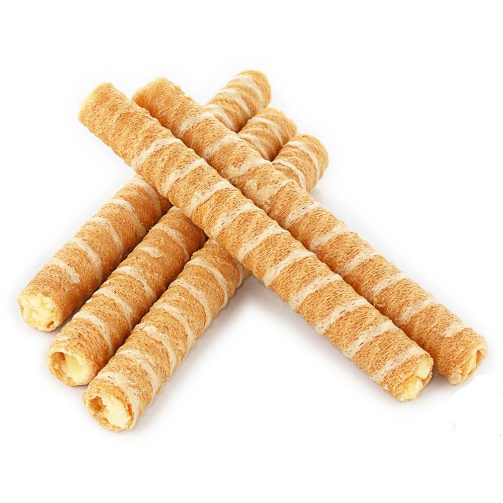 Трубочки вафельні Biscotti зі смаком топленого молока