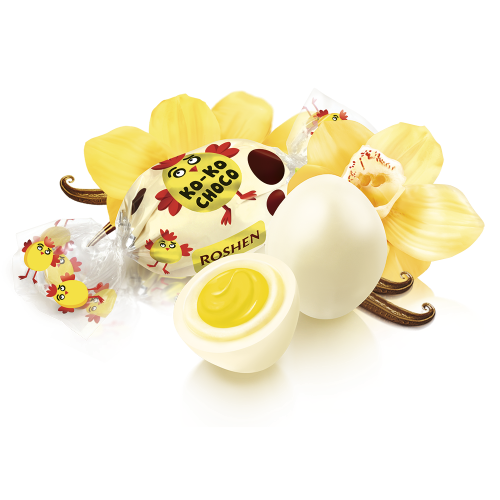 Цукерки Рошен Ko-Ko Choko white 1 кг