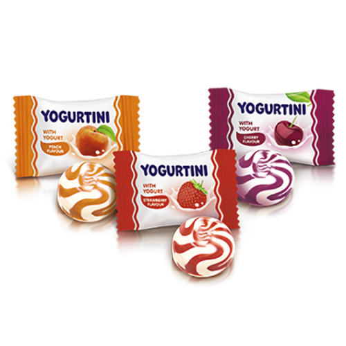 Цукерки Рошен Yogurtini 1 кг