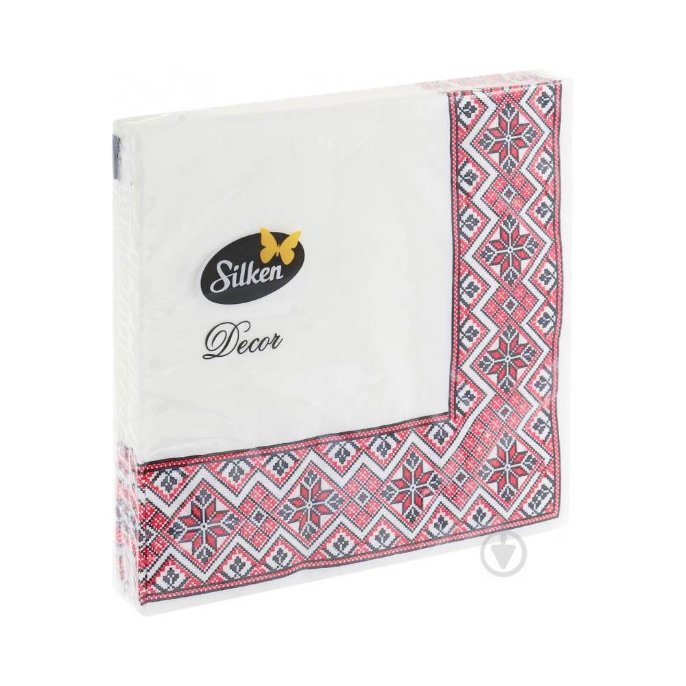 Серветки Silken Вишиванка 33*33 (50шт)