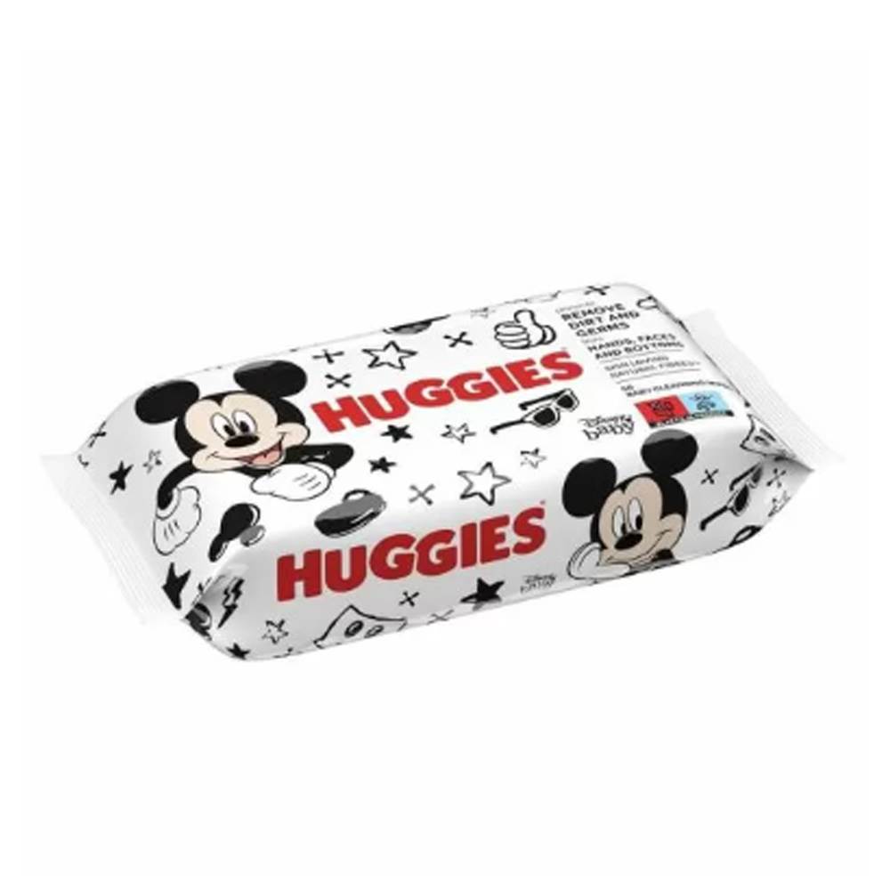 Серветки вологі Huggies Mikey Mouse (56шт)
