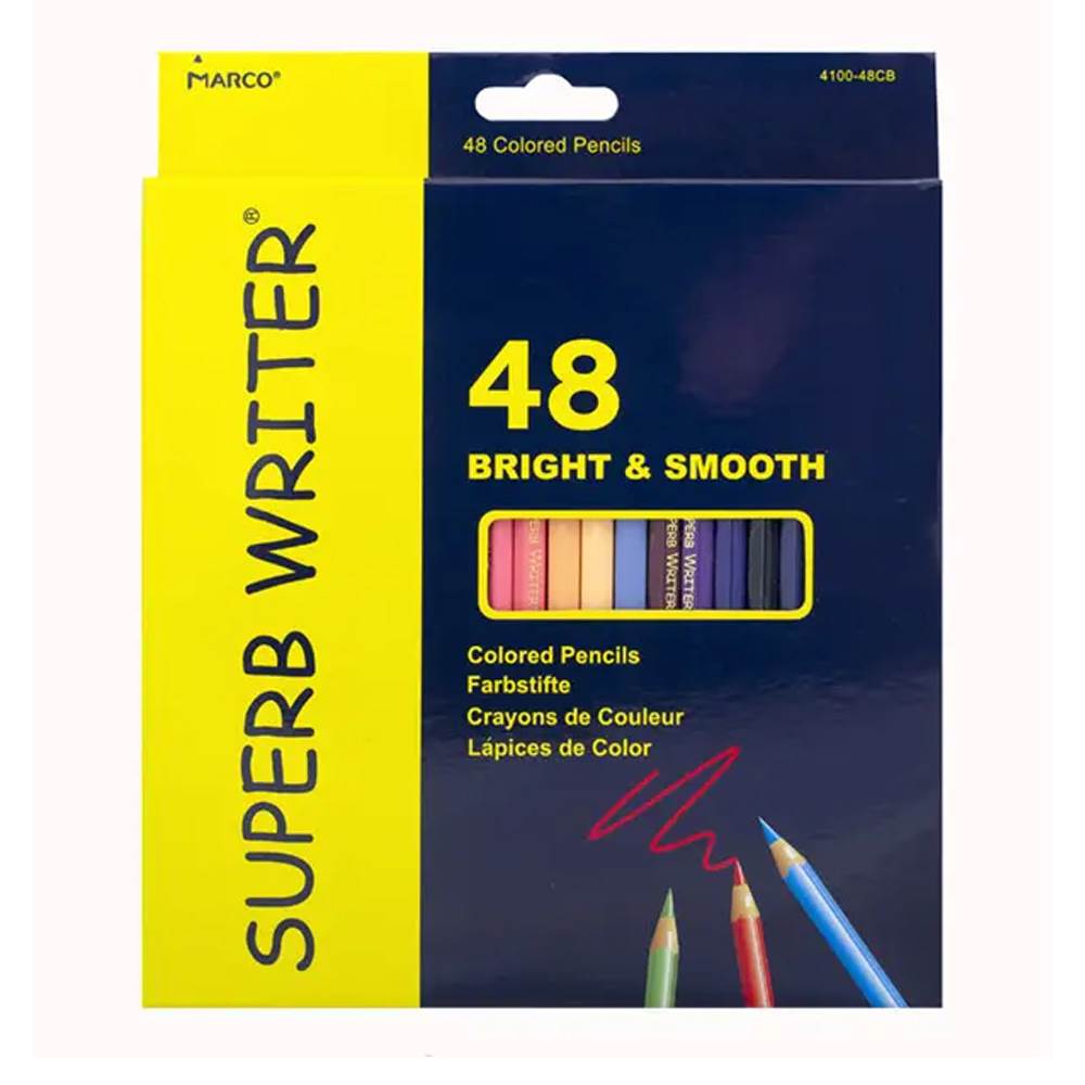 Олівці кольорові Marco Super Write (48 шт)